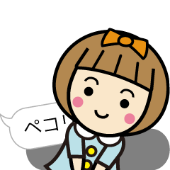 動く 前髪ぱっつん女子 Line スタンプ Line Store 動く 前髪ぱっつん女子 Line スタンプ Line Store