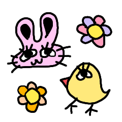 everyday bird and rabbit