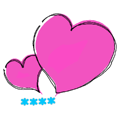 naisouya heart Sticker