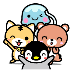 4種のかわいい動物スタンプ Line スタンプ Line Store