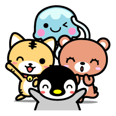 ４種のかわいい動物スタンプ Line スタンプ Line Store