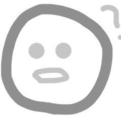 Round mochi like a ghost