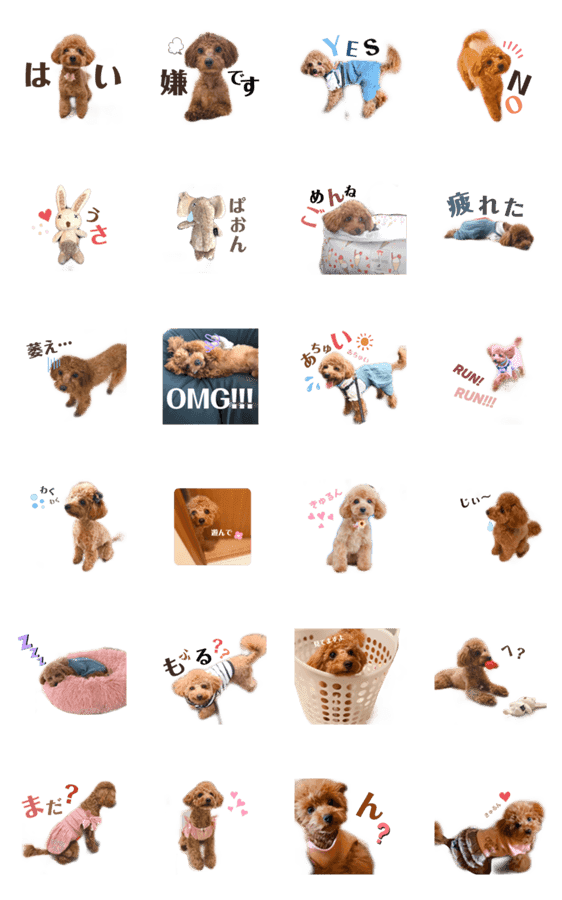 もふもふぅちゃん Lineクリエイターズスタンプ Stamplist