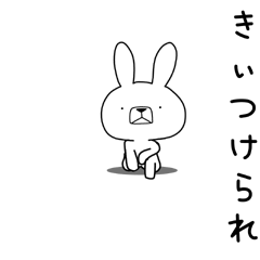 Dialect rabbit move[toyama]
