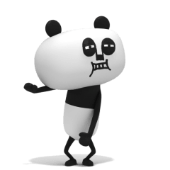 Papan Ga Panda Animation Sticker ver.1