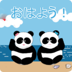 Panda-Runrun and Renren their friends.