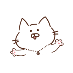 White cat diamond-chan