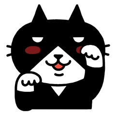 Tuxedo cat Kuroyama 3(JP)