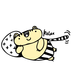 A Tiger Stripe-pants TORA-CCHI
