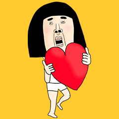 kawaii girl sticker 02