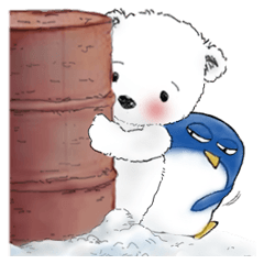 北極熊系列07-棉花球和小飛彈企鵝日常用語