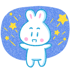JP Haha Usagi Rabbit Crayon Version