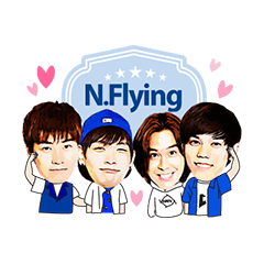 N.Flying OFFICIAL STICKER