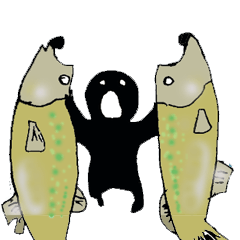FISH FISH STICKER