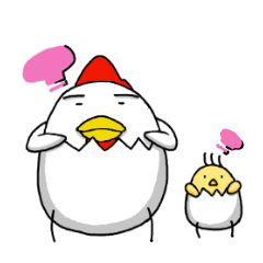 Chicken parent and child daily talk