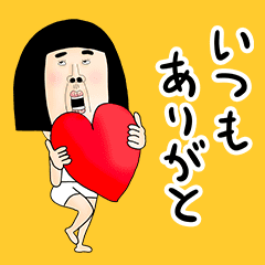 kawaii girl sticker 02 Japanese