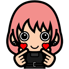 ピンキーちゃんスタンプver 1日常使い編 Line スタンプ Line Store