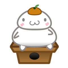 Fat kagami-mochi