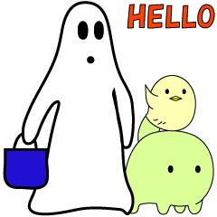 White ghost and friends