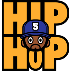 HIP-HOP characters Sticker Ver.2