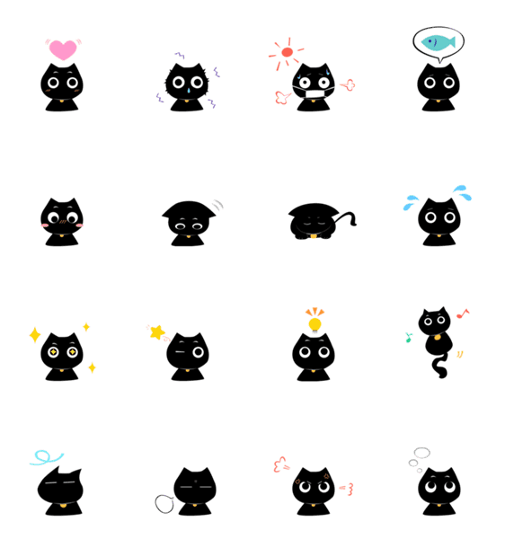 くろねこsuzu2 Lineクリエイターズスタンプ Stamplist