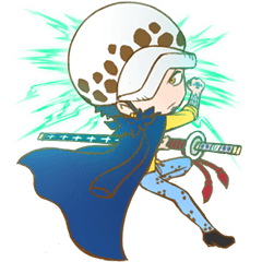 One Piece Only Trafalgar Law Sticker Line Stickers Line Store