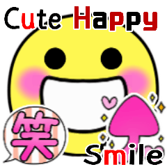 Cute Happy Colorful Smile Sticker