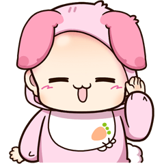 Pink Bunny Kid