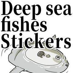 Deep sea fishes Stickers (en)