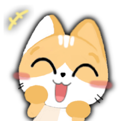 開玩笑招財貓・動図貼★