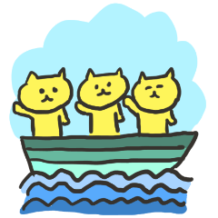 Yellow Cats Enjoy Life