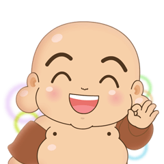 Fortunate and joyful stickers.