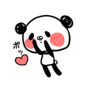 Relaxing panda