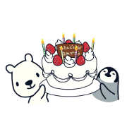 polar bear with penguin