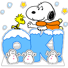 Snoopy Pop Up Greeting Cards Line Stickers Line Store