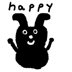 Black rabbit kuro usagi