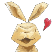 LEATHER RABBIT STICKER