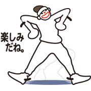 The hip-hop dance Sticker-Japan2.