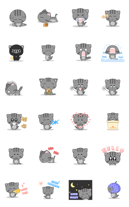 Mix Cat Ding-Ding Animated