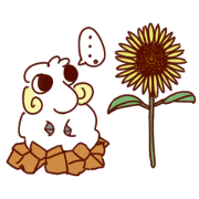 Kitano sheep sticker