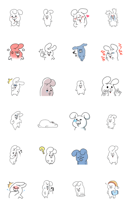 cute bunny series animation by Beth