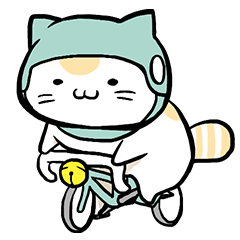 Bicycle cat