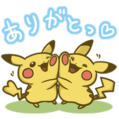 Pokemon Thank You Sticker Line Stickers Line Store