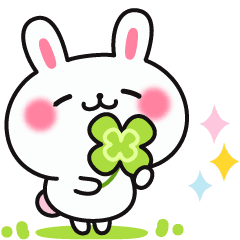 Rabbit Attentive Animation Line Stickers Line Store