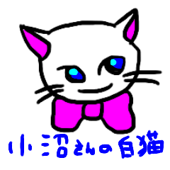 Onuma or Konuma's white cat