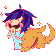 Crazy dog and my crazy world