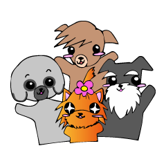 Dog Cafe Katanoda Family2