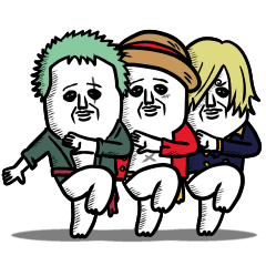 One Piece X Panda Ossan Line Stickers Line Store