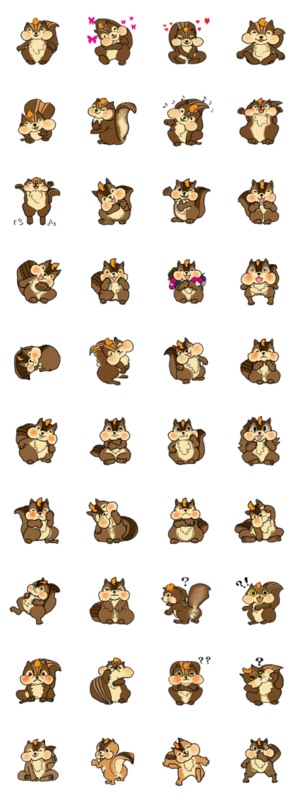 Lovely squirrels