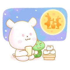 Mimi White Dog & Tiny Larva 3: Moon Fest